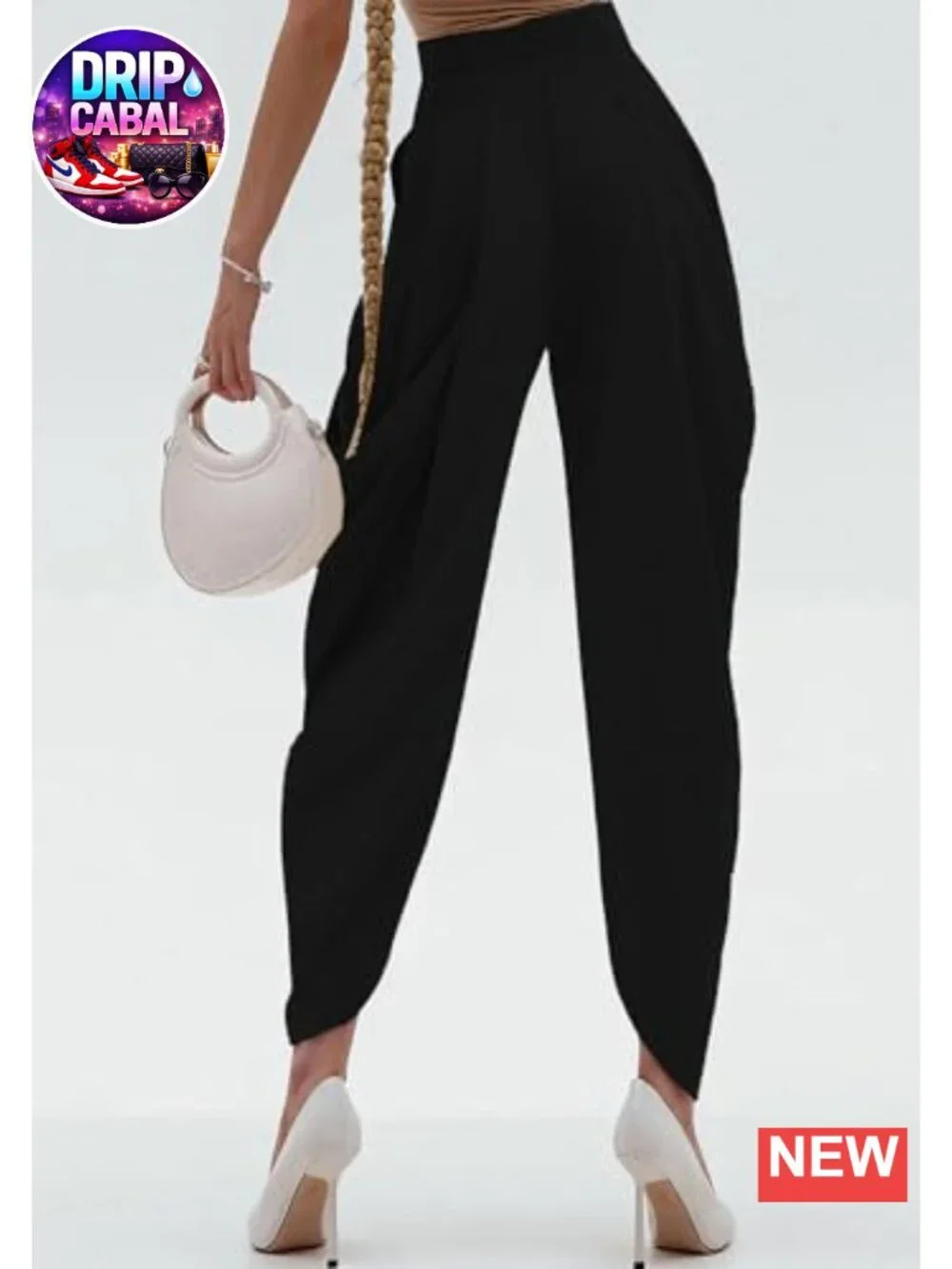 Wide Leg High Waisted Pleated Palazzo Dress Pants for Women Casual Business